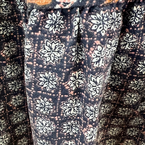 NWOT-  Universal Thread Women's Mini Dress - Gray and Orange Floral - Picture 4 of 7